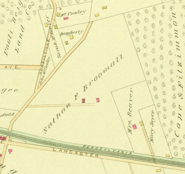 Nathan Broomall, 1887 not found