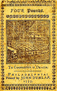 Image Pennslyvania pound note not found