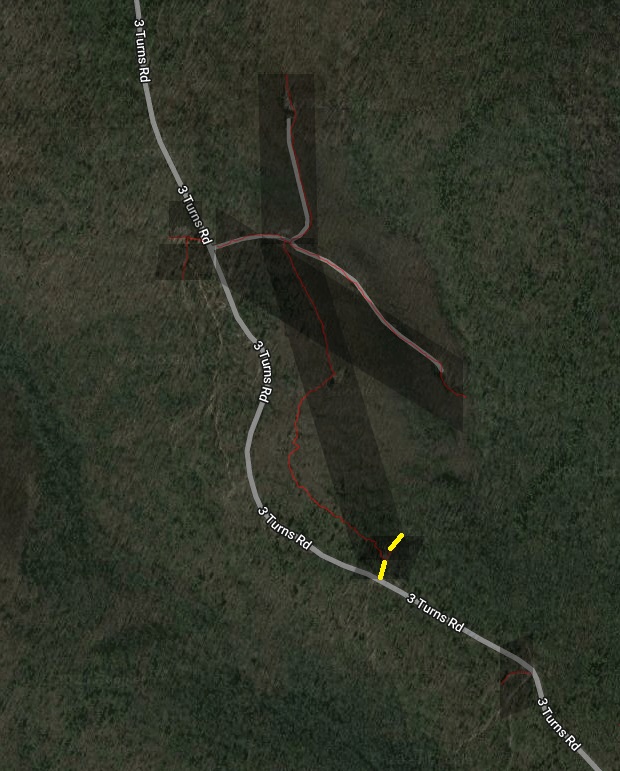 3 Turns Logging road not found