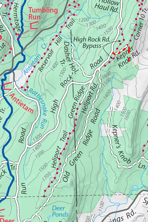 Kepner Knob road