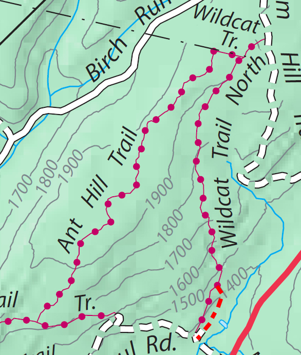 Wildcat Spur trail