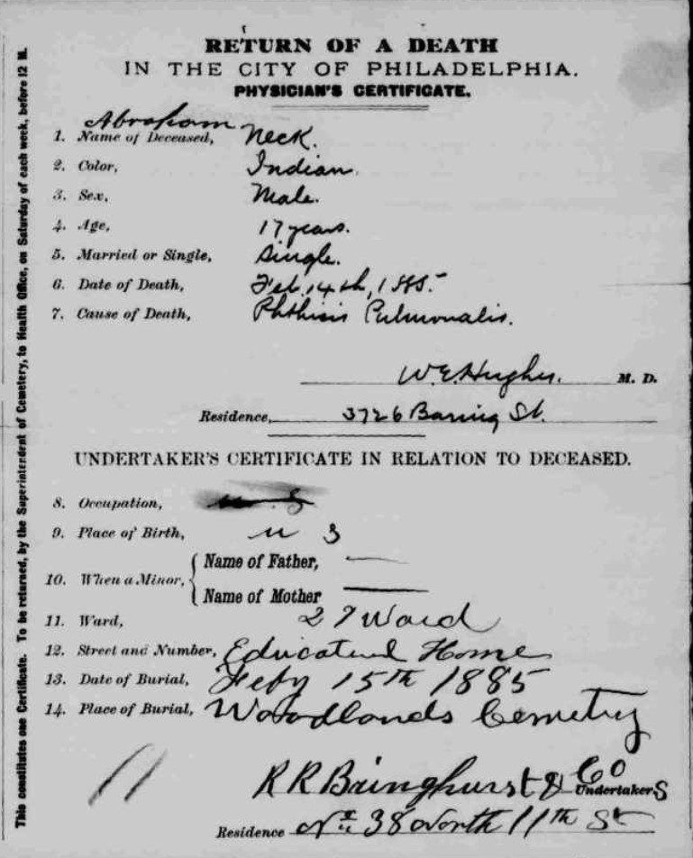Death Certificate not found