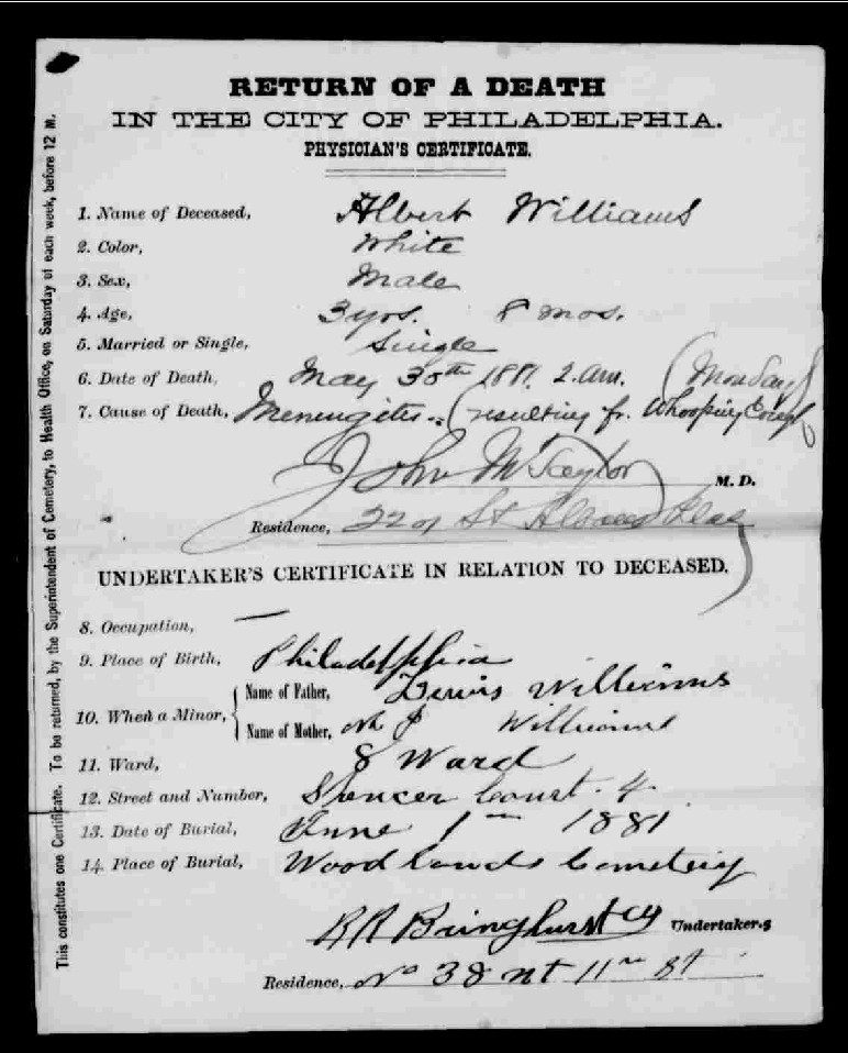 Death Certificate not found