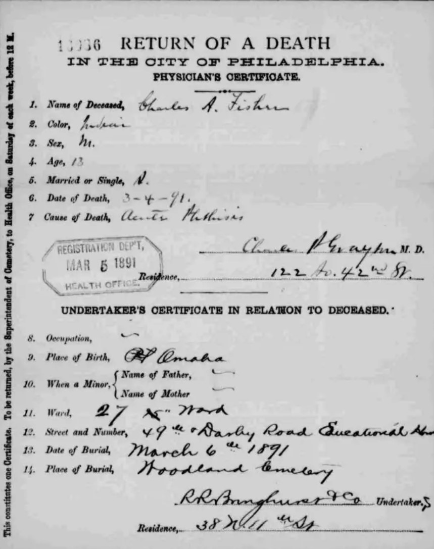 Death Certificate not found