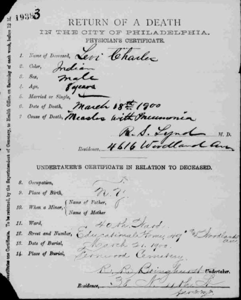 Death Certificate not found