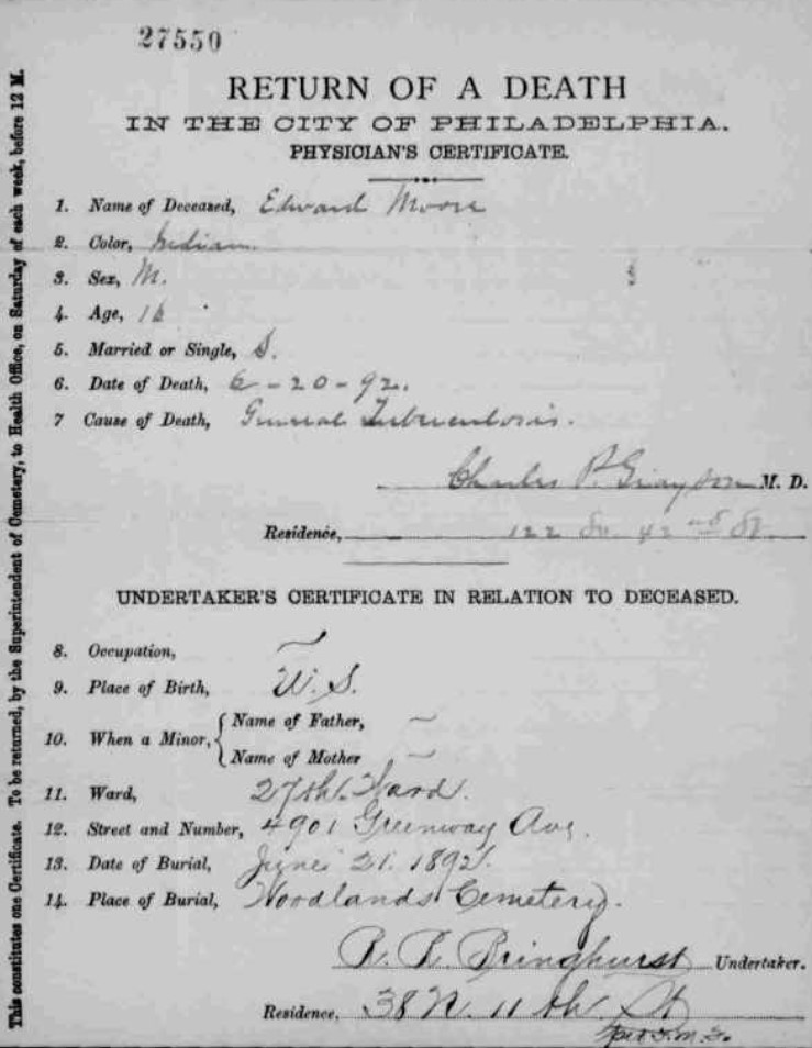Death Certificate not found