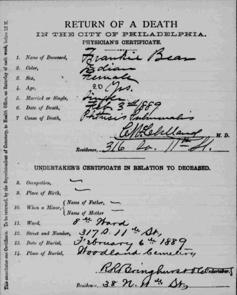 Death Certificate not found