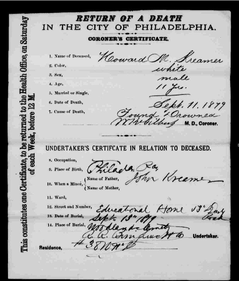 Death Certificate not found