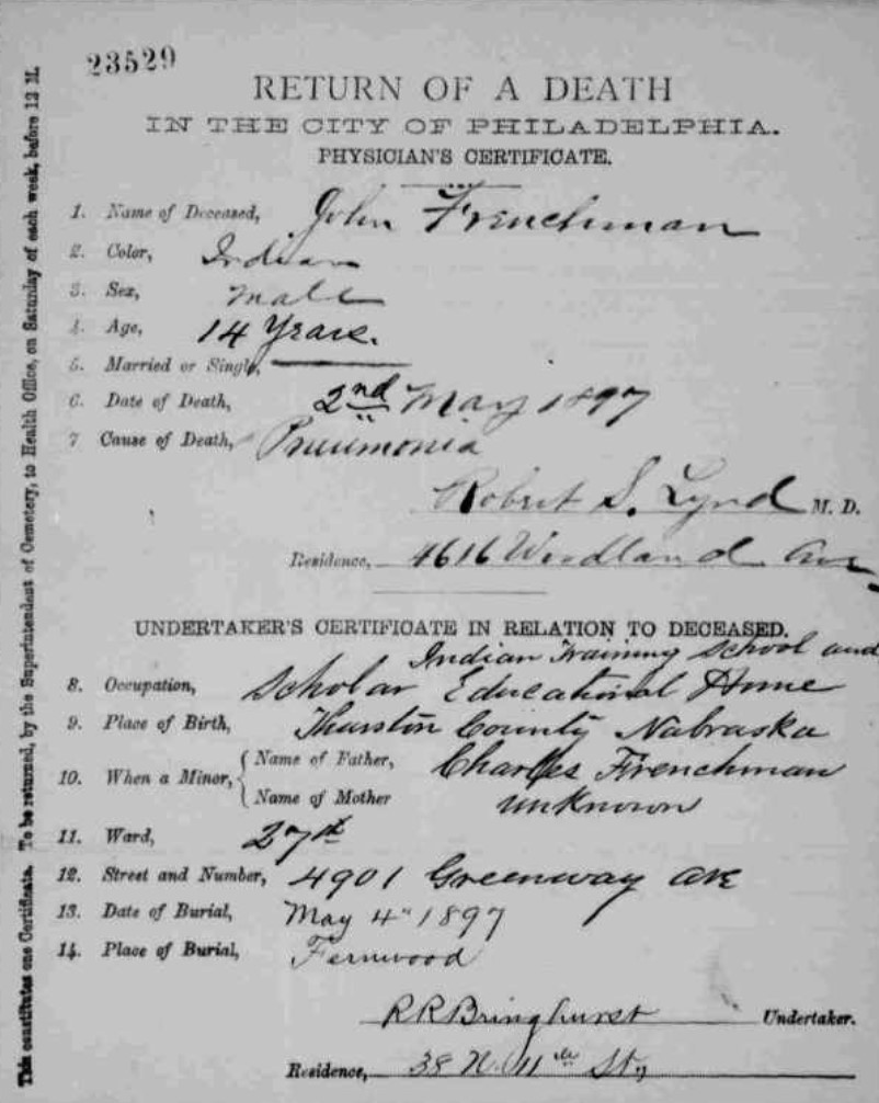 Death Certificate not found