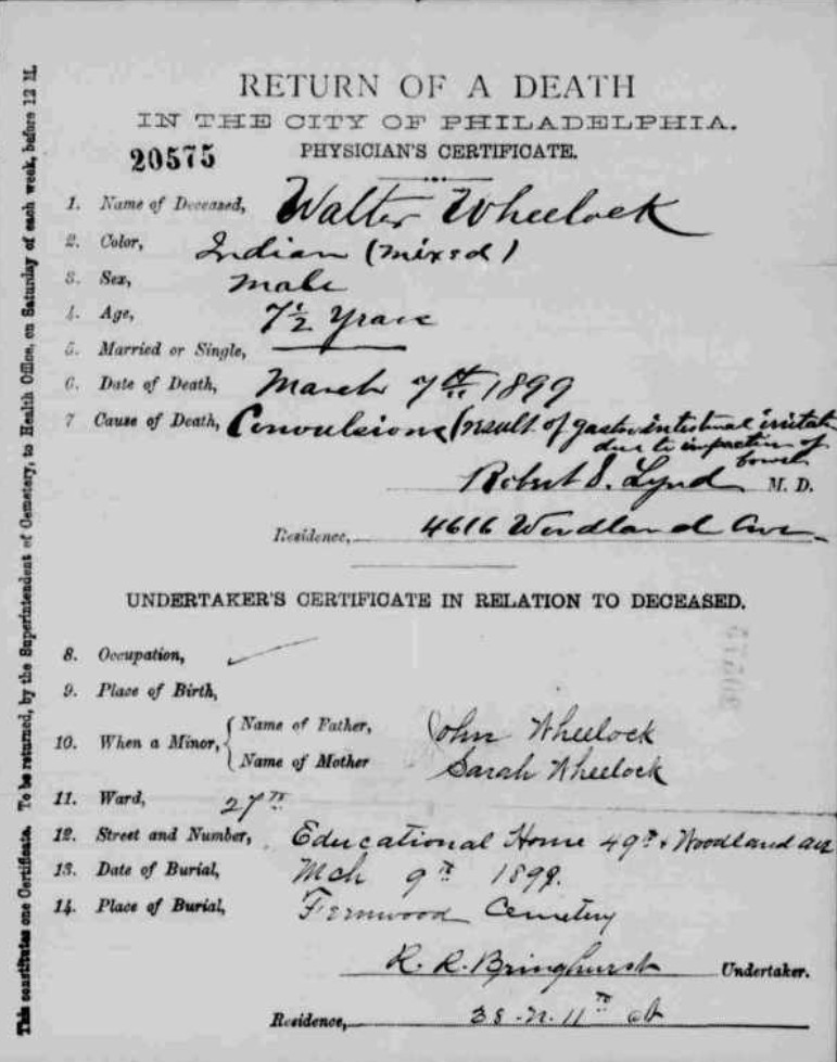 Death Certificate not found