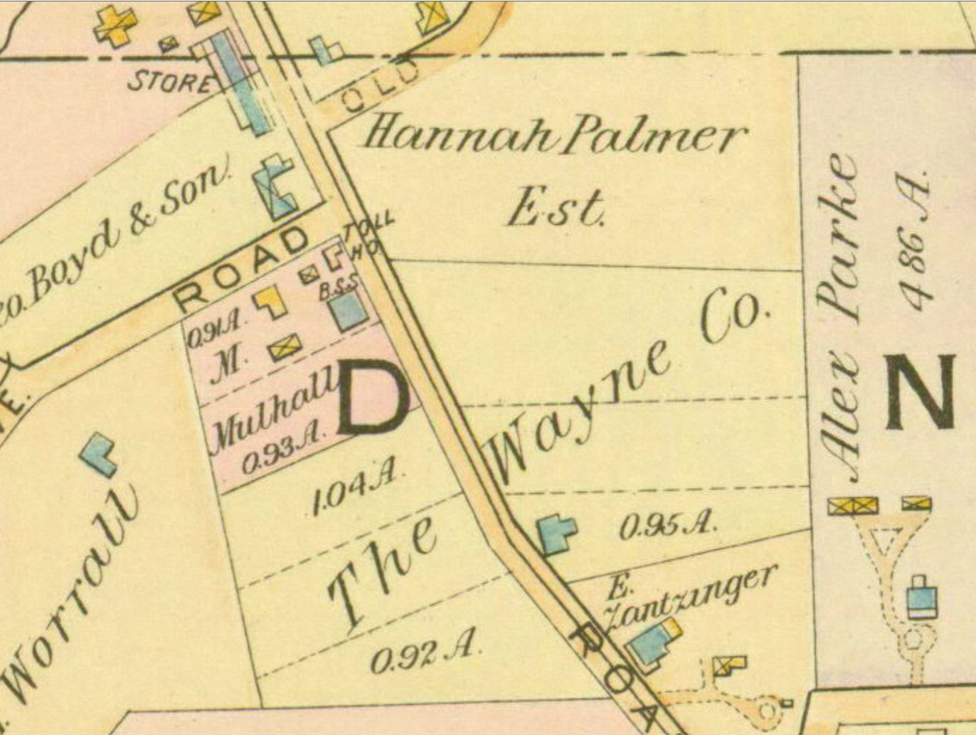 Image Spread Eagle Inn, 1897 not found