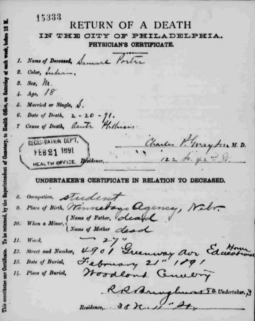 Death Certificate not found