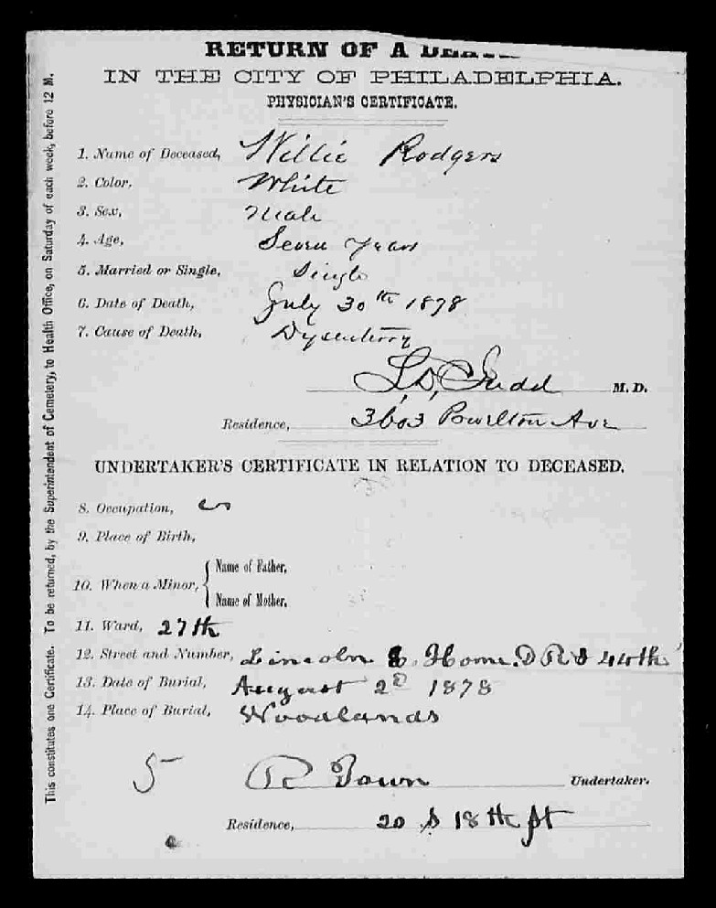 Death Certificate not found